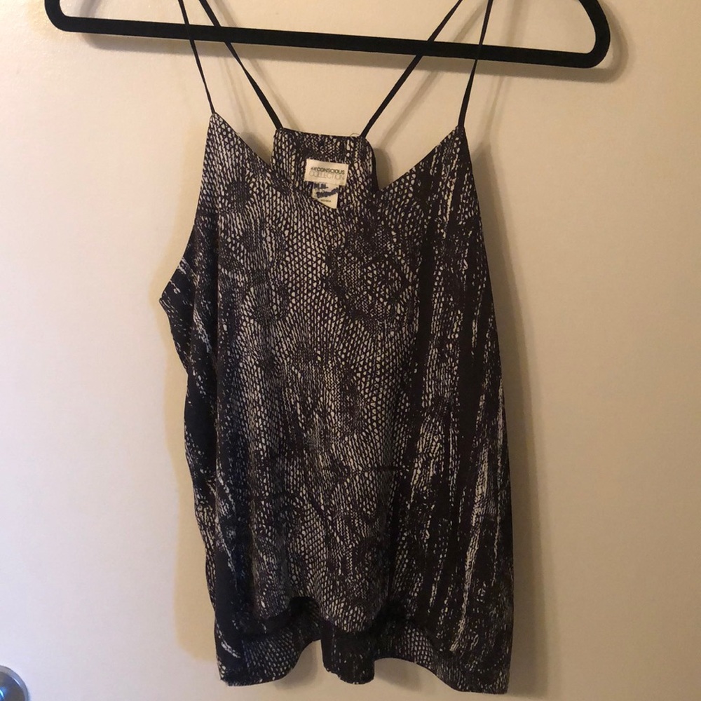 H&M Snakeskin Tank Top